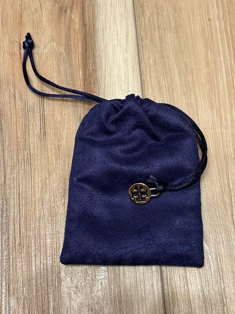 Tory Burch Purple Velvet Jewelry Pouch Drawstring Dust Bag